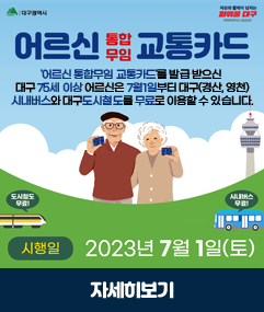 어리신 통합무임 교통카드