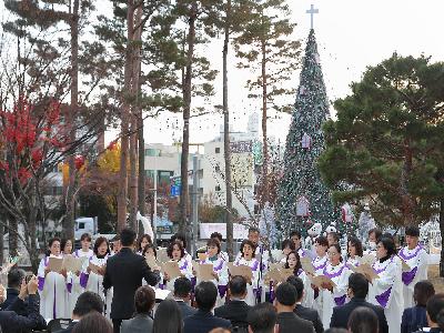 행복북구, 빛으로 꿈꾸다 빛 거리 및 성탄절 트리 점등식